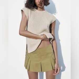 ZARA Pleated skort